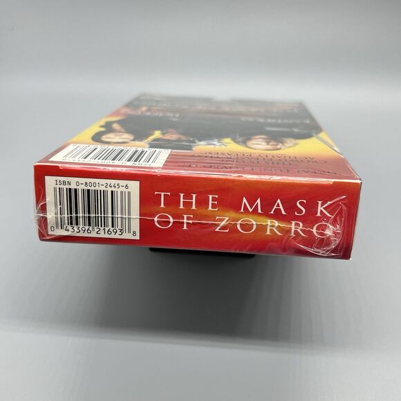 The Mask of  Zorro VHS 1998 Anthony Hopkins Tri Star Watermarks -Factory SEALED - Picture 8 of 10